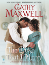 Cover image for The Duke That I Marry
